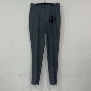Alpha & Steele Gray Classic Fit Straight Leg Dressed Pants size 34